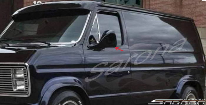 Custom Ford Econoline Van  All Styles Mirror (1970 - 1991) - $225.00 (Part #FD-001-MR)